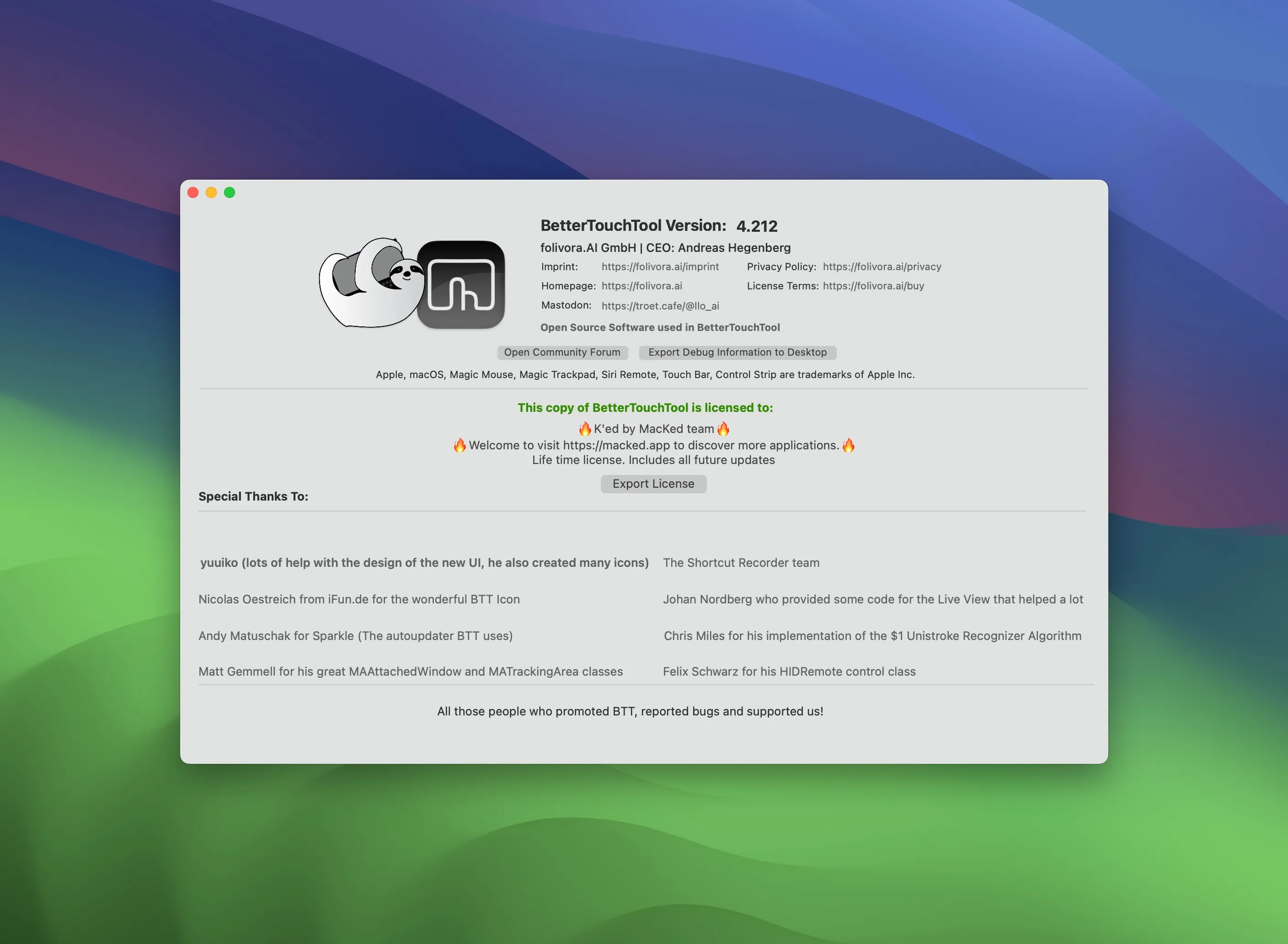 BetterTouchTool