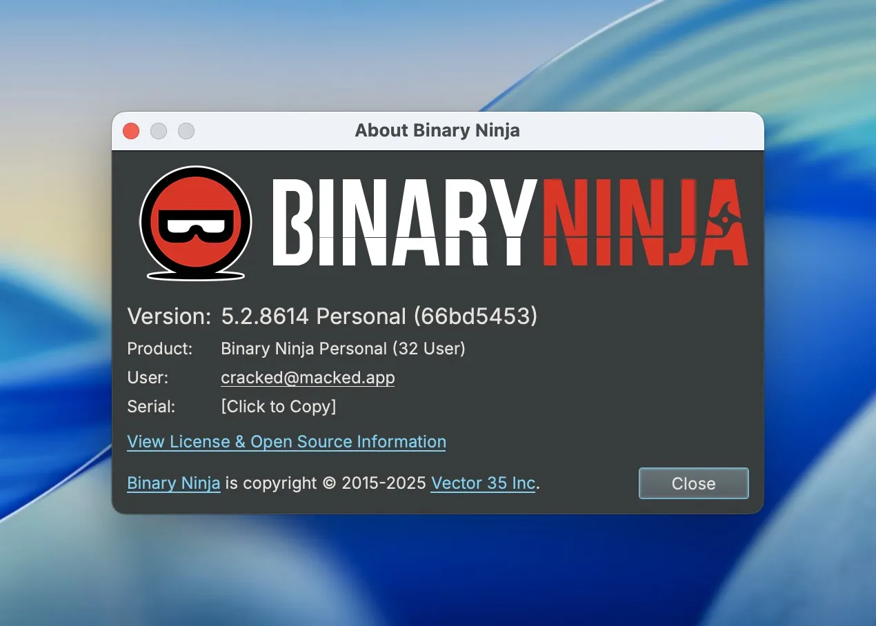 Binary Ninja(二进制忍者)