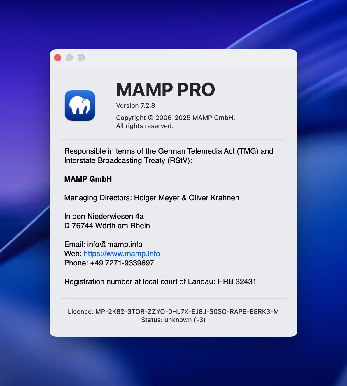 MAMP PRO