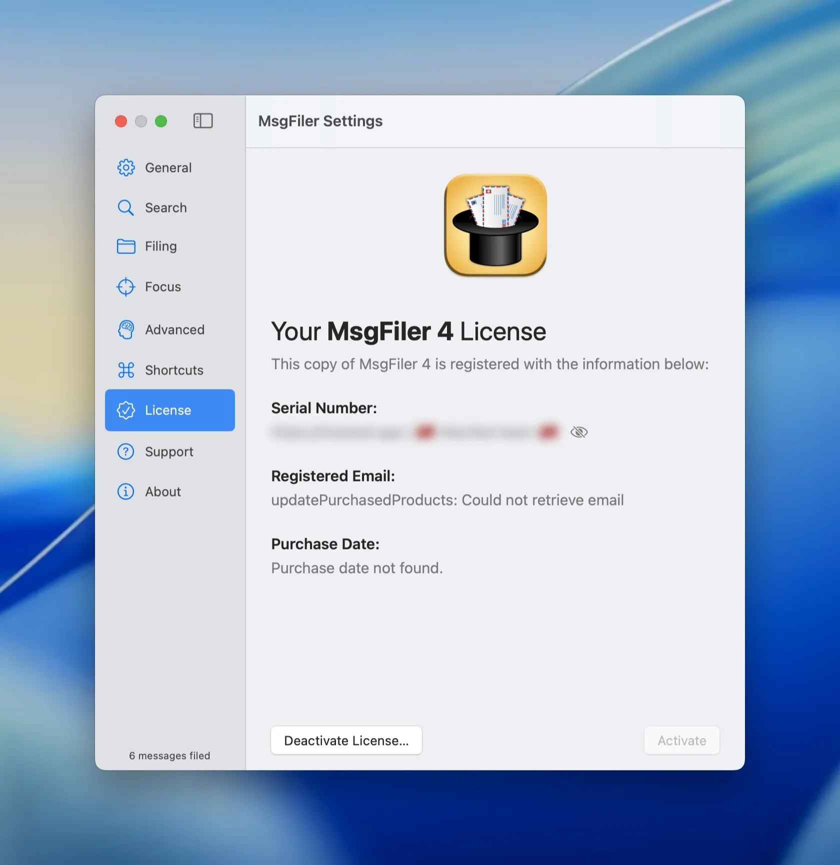 MsgFiler 4